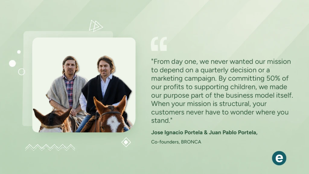 Jose Ignacio & Juan Pablo Portela Built BRONCA with Purpose