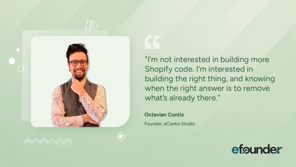 Octavian Contis, Founder of oContis Studio